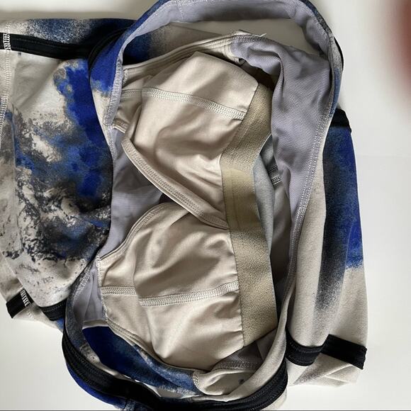 Lululemon Wholehearted Tank Milky Way Multi Built in Bra 4 EUC - Picture 6 of 9